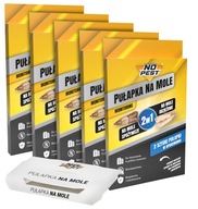 PUŁAPKA LEP NA MOLE SPOŻYWCZE KUCHENNE ODZIEŻOWE UBRANIOWE 2W1 (5 SZTUK)