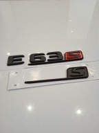 EMBLEMAT MERCEDES E63/E53/E43 CZARNY MAT LUX
