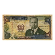 KENIA - 10 SHILINGI - 1989 - SER. AA