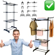 SUSZARKA NA PRANIE STOJĄCA OGRODOWA PIONOWA ZEWNĘTRZNA BALKONOWA | RENEW