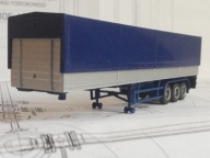 ~*~ ORYGINALNY HERPA..NACZEPA SKRZYNIA Z PLANDEKĄ..SCHMITZ ~*~