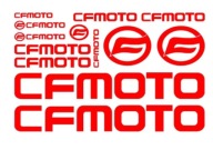 NAKLEJKI LOGO NAPIS NAKLEJKA CFMOTO QUAD MOTOCYKL CF MOTO DUŻY ZESTAW