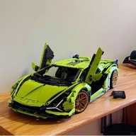 Klocki konstrukcyjne samochód Lamborghini Sian 60 cm