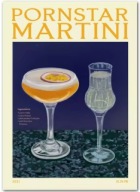 Plakat „Cocktail Bar Aesthetic” – Retro Plakaty z Drinkami