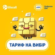 Karta eSIM Lifecell Ukraina roaming UE, UK, Turcja, Szwajcaria, Portugalia