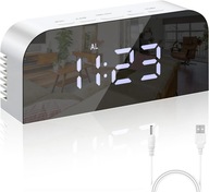 Budzik Vinabo LED Zegar Termometr Podświetlany 2xUSB AA001877