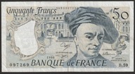 Francja 50 franków 1990 - de la Tour - B.59