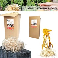 EKOLOGICZNA PODPAŁKA SYPANA DO GRILLA 6KG ROZPAŁKA DO KOMINKA, PIECA HIT