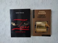 2x ISABEL ALLENDE - ZORRO NARODZINY LEGENDY + CÓRKA FORTUNY GALERIA KOMPLET