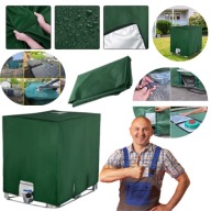 POKROWIEC NA ZBIORNIK NA DESZCZÓWKĘ WODĘ PALIWA 1000L 100X 200 CM ZIELONY
