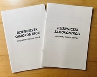 Dzienniczek samokontroli pacjenta z cukrzycą typu 2, 120pom + 72 ciśnienia