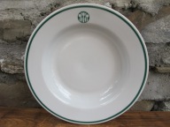 Głęboki Stary NOWY Talerz Obiadowy_SPOŁEM__LUBIANA PRL