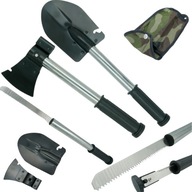 SAPERKA 6W1 SURVIVALOWY ZESTAW SKŁADANA WOJSKOWA ŁOPATA SIEKIERA PIŁA NÓŻ