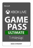 SUBSKRYPCJA XBOX GAME PASS ULTIMATE - 1 MIESIĄC - BEZ VPN - KOD