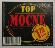 ETYKIETA PIWO JASNE MOCNE TOP BWM JURAND BROWAR OLSZTYN