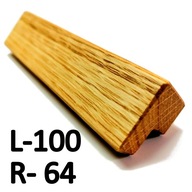 Uchwyt do mebli drewniany Dąb Typ L 100/ 64mm