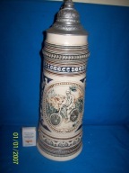 PROMOCJA--[@ls] Unikat Stary Kufel Cyklisty ok, 1900r-XXL-