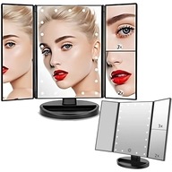 PODŚWIETLANE LUSTRO KOSMETYCZNE DO MAKIJAŻU LED