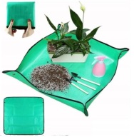 MATA OSŁONA DO PRZESADZANIA ROŚLIN OGRODOWA WODOODPORNA 66 × 66 CM TWORZYWO