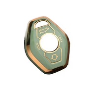 Zielono-złote etui na kluczyk BMW E38 E39 E46 E83 E60 E63 E61 E64 E83 M5 X3