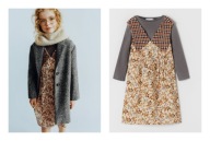 ZARA SUKIENKA Z DZIANINY SZYDEŁKOWEJ Z KOSZULKĄ