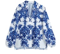 koszula PLUS SIZE boho grecki styl fajans