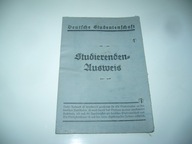 NIEMIECKI DOKUMENT STUDIERENDEN AUSWEIS LEGITYMACJA STUDENCKA WIREK ŚLĄSK