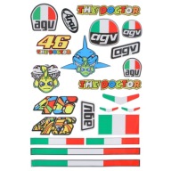 NAKLEJKI NA MOTOR MOTOCYKL ROWER AGV DOCTOR ROSSI 46