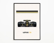 PLAKAT LOTUS 79 F1 FORMULA 1 GP BOLID WYŚCIGOWY PLAKAT A3 DRUK