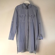 Damska koszula długa z rozcięciami Reserved 38 sukienka szmizjerka (595)