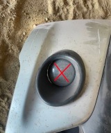 NISSAN PIXO ZAŚLEPKA MASKOWNICA KRATKA RAMKA HALOGENU prawa