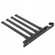 Wieszak na ręczniki 3-ramienny czarny loft – łazienkowy, stal nierdzewna