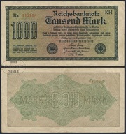 BNN - NIEMCY 1000 Marek 1922 # P76f # KH - Ra 115918 # znak wodny H # VF