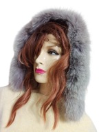 obszycie kaptura FUTRO z NATURALNEGO LISA 68