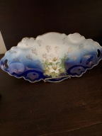 Lilie w kobalcie RS PRUSSIA / tułowice1890-1910 r.OKAZJA