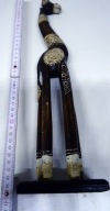 ŻYRAFA ŻYRAFKA RZEŹBA FIGURKA DREWNIANA 40 cm