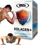 Kolagen z Witaminą C i D3 Real Pharm 60 tabl. Stawy Kości Skóra