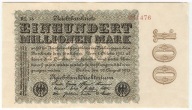 NIEMCY - banknot - 100 000 000 Mark - 1923 - UNC