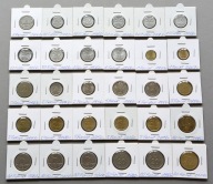 WĘGRY DUŻY ZESTAW MONET W HOLDERACH 1942-2019 - 30 SZT.