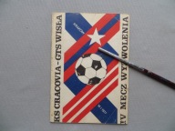 PROGRAM KS CRACOVIA KRAKÓW - GTS WISŁA KRAKÓW IV MECZ WYZWOLENIA 1977