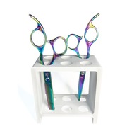 Stojak na nożyczki fryzjerskie solidny organizer 6 miejsc