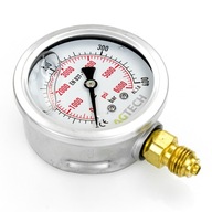 Manometr hydrauliczny dolny 1/4 63mm 0-400bar ciśnieniomierz