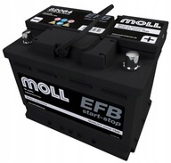 Akumulator 64AH 620A P+ MOLL EFB 82064 start-stop dowóz montaż SKLEP