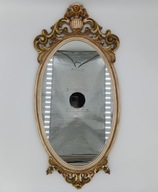 Przepiękne Antyczne lustro - cudna rama - pastelowe kolory - Duże 70cm