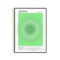 PLAKAT, LICZBY ANIELSKIE, AURA POSTER, 777, PLAKATY NA ŚCIANĘ, B2 50x70