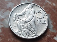 5 Zł. 1974, rybak - PRL