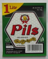 ETYKIETA PIWO PILS BROWAR FORTUNA MIŁOSŁAW ROZLEWNIA PIANOX KOPYŚĆ