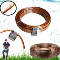 LINIA KROPLUJĄCA BRĄZOWA KOMPENSACJA SUPER WYDAJNA KROPELKA 16mm 50mb 33cm