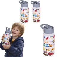 KUBEK TERMICZNY DLA DZIECI ZE STALI NIERDZEWNEJ 480 ML BIAŁY