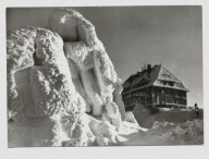 Szrenica Schronisko PTTK zimą 1968r. 087H